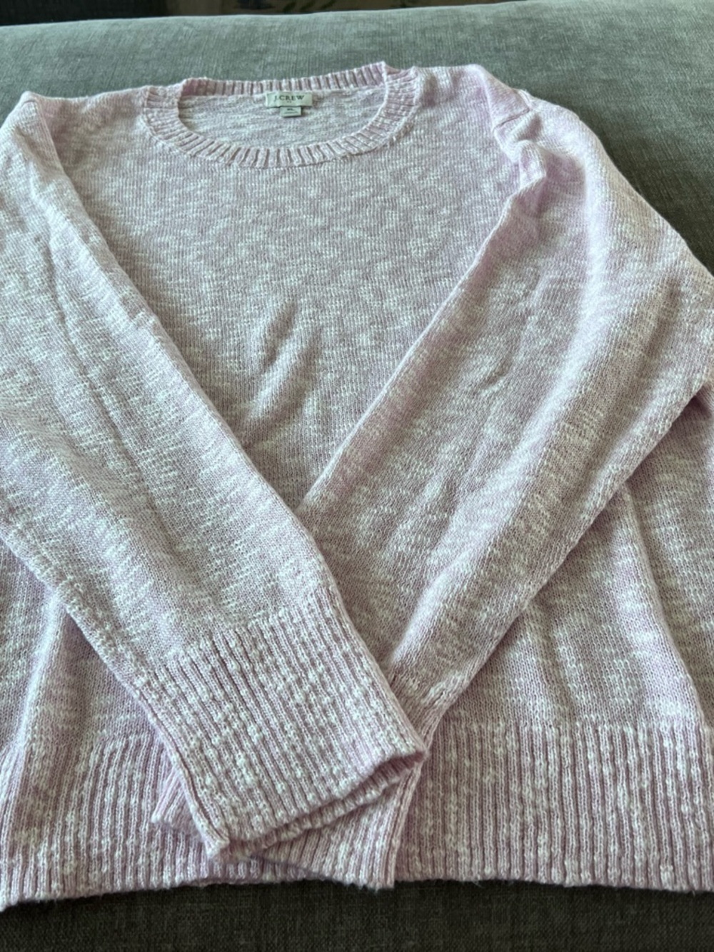 J. Crew Pale Lavender Crewneck Sweater